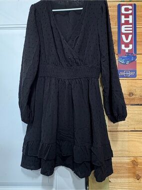 Black Tiered Dress